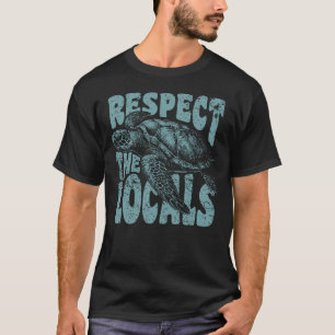 Respect The Locals Sea Turtle Vintage T-Shirt
