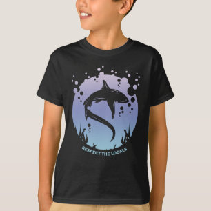 Respect The Locals - Shark Awareness T-Shirt