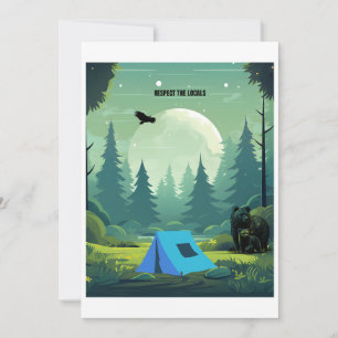Respect the Locals – Wilderness Bear Holiday Card