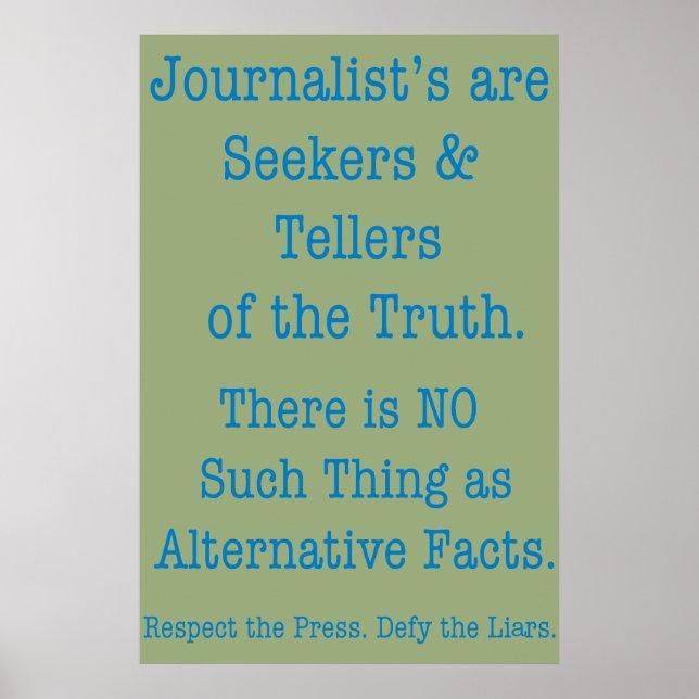 Respect the Press Poster (Front)