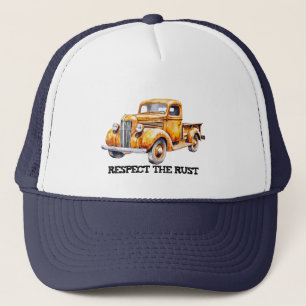 RESPECT THE RUST Pickup Truck funny retirement  Trucker Hat