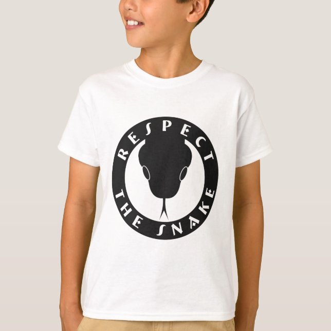 Respect The Snake Kids T-shirt (Front)