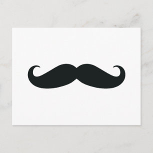 Respect the Stache Moustache Postcard