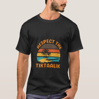 Respect The Tiktaalik Ancestor Fish Vintage V Neck T-Shirt