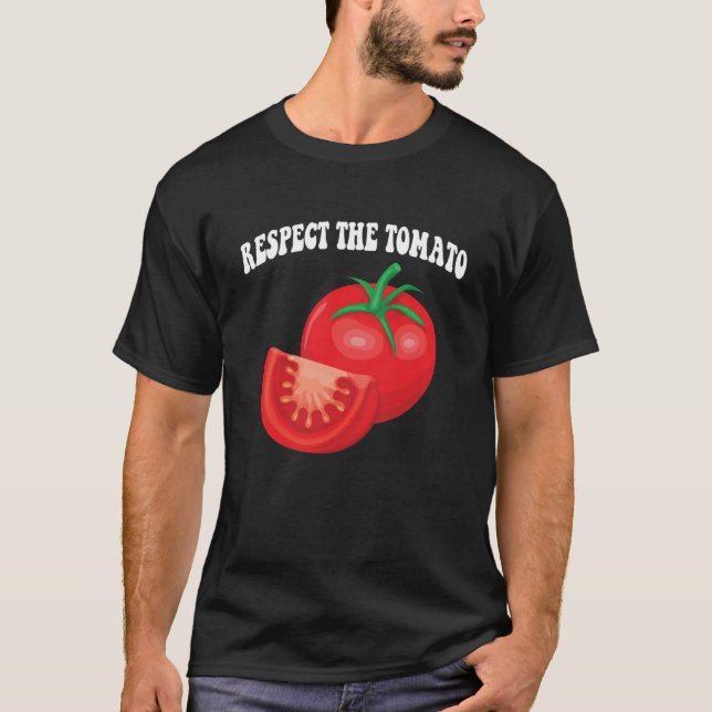 Respect The Tomato T-Shirt (Front)