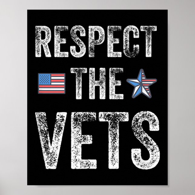 Respect The Vets  Poster (Front)