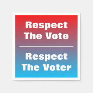 Respect The Vote and Voter Napkin