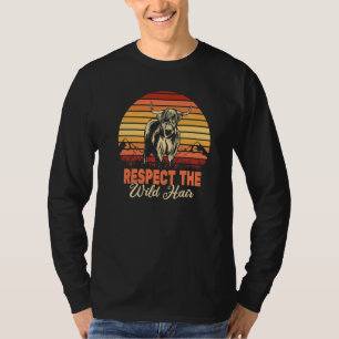 Respect the Wild Hair highland cow  highland ranch T-Shirt