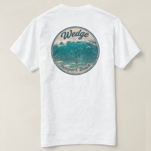 Respect To The Waves - Wedge, Newport Beach, Calif T-Shirt