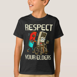 Respect Your Elders Gaming Clic  T-Shirt