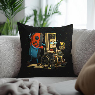 Respect Your Elders Gaming Control Retro Funny Cushion