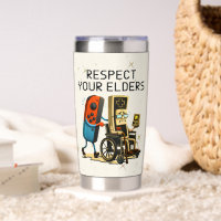 Respect Your Elders Gaming Control Retro Funny