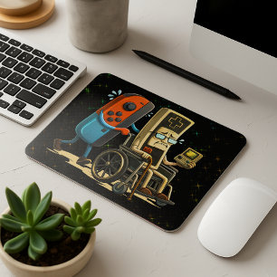 Respect Your Elders Gaming Control Retro Funny Mouse Pad