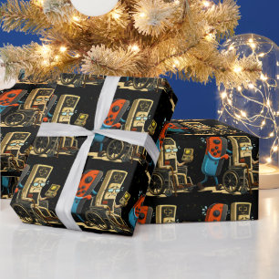 Respect Your Elders Gaming Control Retro Funny Wrapping Paper
