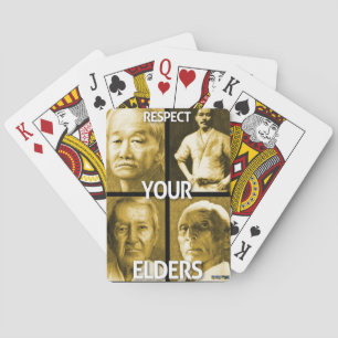 Respect Your Elders playing cards
