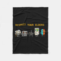 Respect Your Elders Retro Gaming Funny Gamer Contr