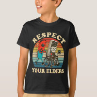 Respect Your Elders Retro Gaming Funny Gamer Contr