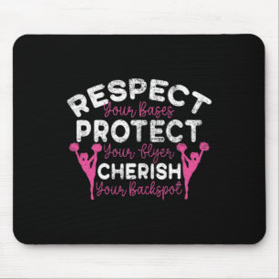 Respect Your Ses Cheerleader - Cheerleading Girl G Mouse Pad