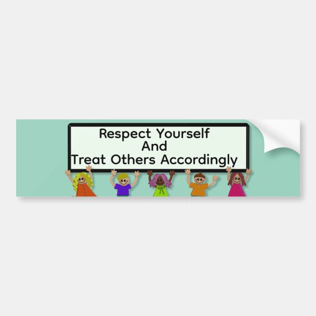 Respect Yourself Bumpersticker Bumper Sticker (Front)