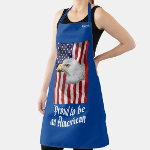 Respectable Eagle, The American Flag, Patriotic Apron