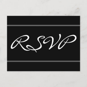 Respectable & Elegant "RSVP" Postcard