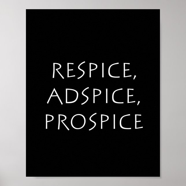 Respice adspice prospice poster (Front)