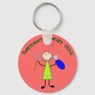 Respiratory Chick Key Ring