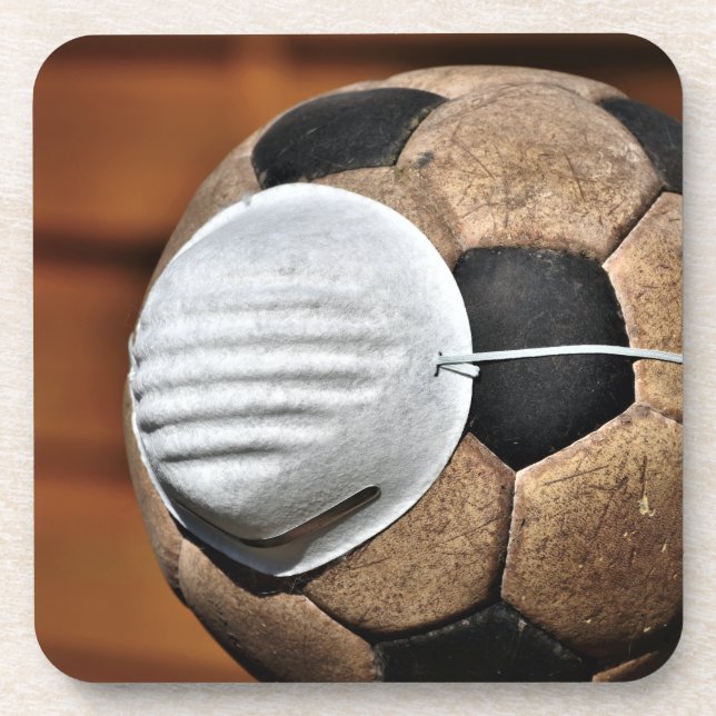 Respiratory Soccer Covid Protection Coaster (Front)