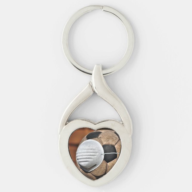 Respiratory Soccer Covid Protection Key Ring (Front)