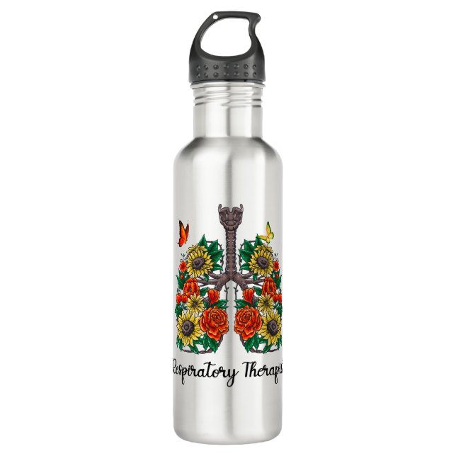 RESPIRATORY THERAPIST 710 ML WATER BOTTLE (Front)