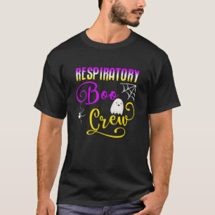 Respiratory Therapist Boo Crew Ghost Spider Hallow T-Shirt