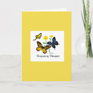Respiratory Therapist Butterflies Thank You