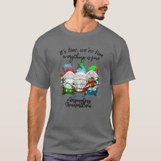 Respiratory Therapist Crew It's Fine Respiratory T T-Shirt