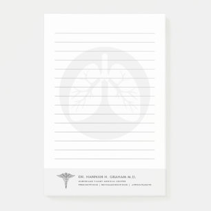 Respiratory Therapist   Customizable Lined Post-it Notes