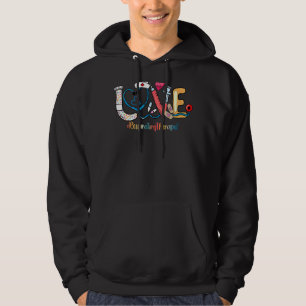 Respiratory Therapist Cute Medical Tools Stethosco Hoodie