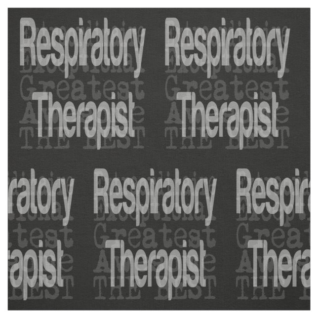 Respiratory Therapist Extraordinaire Fabric (Swatch)