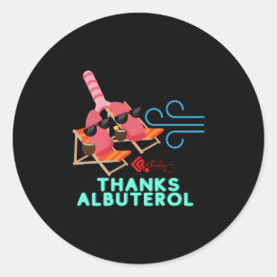 Respiratory Therapist Fumy Classic Round Sticker