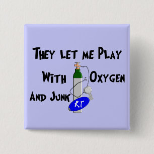 Respiratory Therapist Funny Gifts 15 Cm Square Badge
