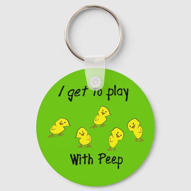 Respiratory Therapist Gifts--Hilarious Key Ring (Front)