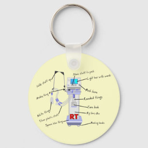 Respiratory Therapist Gifts Key Ring