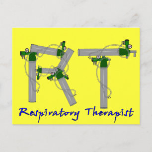 Respiratory Therapist Gifts O2 Tank Design Postcard