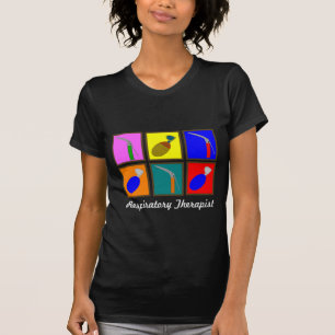 Respiratory Therapist Gifts--Popart Design T-Shirt