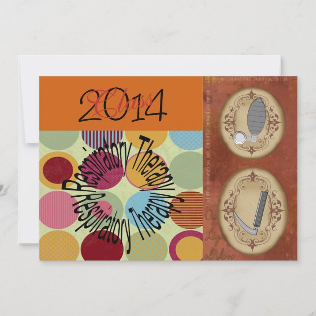 Respiratory Therapist Graduation Invitations 2014 (Front)