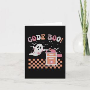 Respiratory Therapist Halloween Code Boo Spooky Re Card