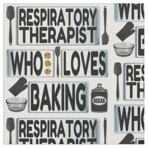 Respiratory Therapist Loves Baking Fabric