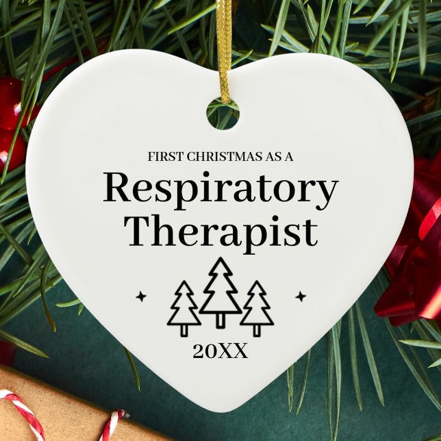 Respiratory Therapist New Job Christmas Ceramic Tree Decoration (Respiratory Therapist New Job Christmas Ceramic Ornament
)