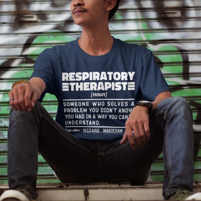 Respiratory Therapist Noun Care Practitioner Cool T-Shirt (Creator Uploaded)