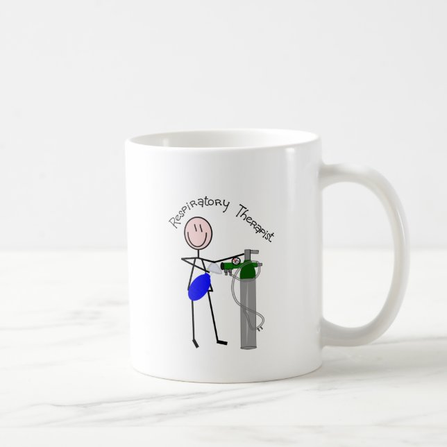 Respiratory Therapist O2 & Ambu Bag Design Coffee Mug (Right)