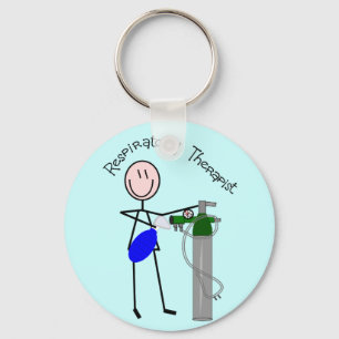 Respiratory Therapist O2 & Ambu Bag Design Key Ring