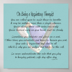 Respiratory Therapist Poem/Poster Poster